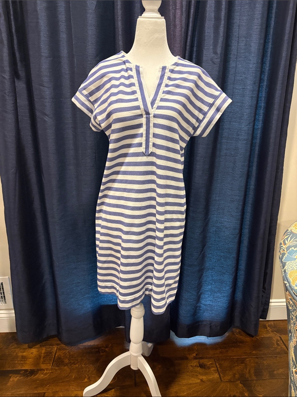 Vineyard vines Striped Blue and White Dress- Nautical, coastal, preppy
